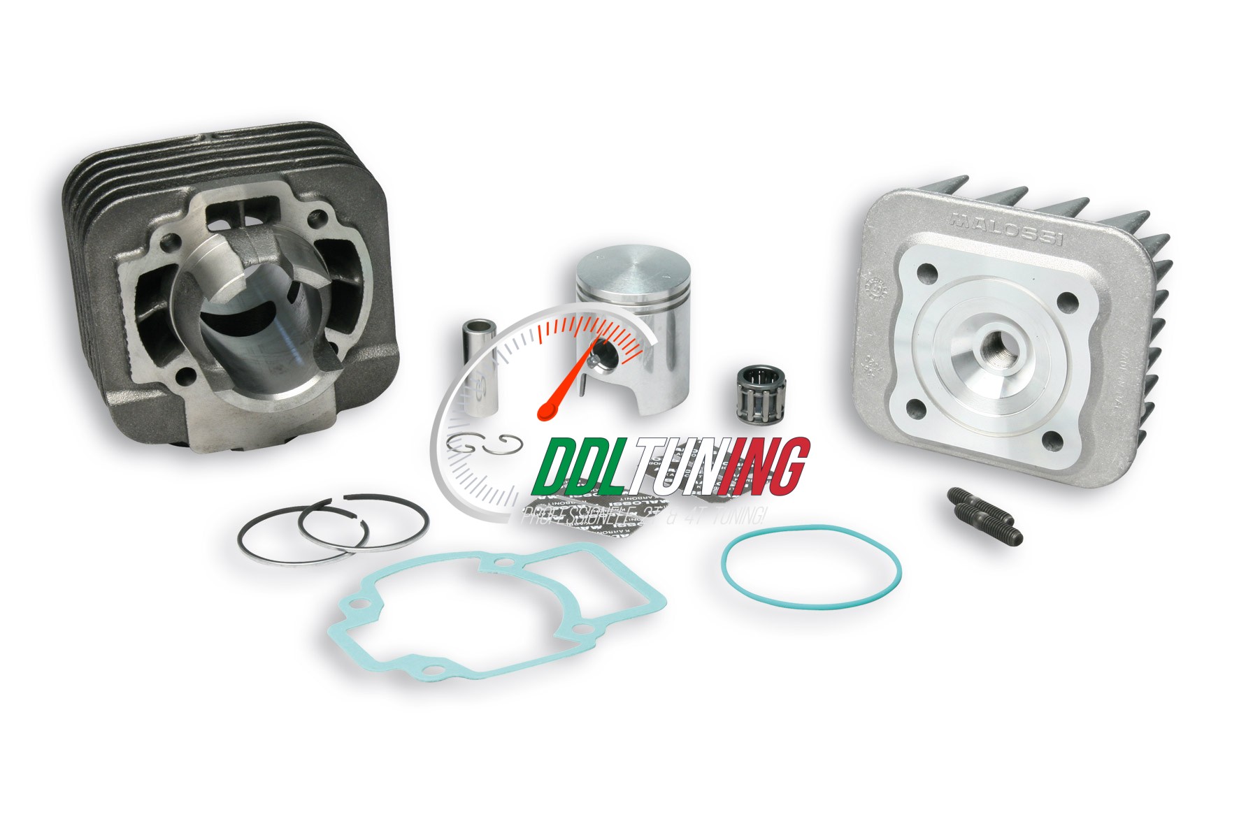 CILINDER + KOP 50CC PIAGGIO 2T AC 40MM MALOSSI 318520