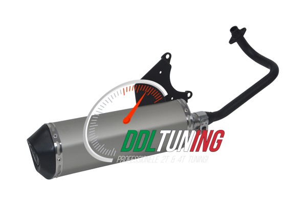 UITLAAT OVAAL (MODEL AKRAPOVIC) VESPA LX/ PRIMAVERA/ SPRINT 4T-2V ALU