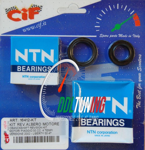 LAGER+KEERRINGSET VOOR 2005 MATEN: 25X56X12 EN 17X42X13 LIB4T/ZIP4T