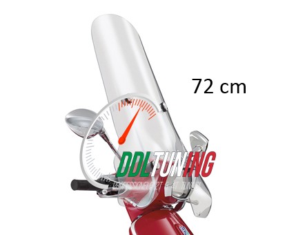 WINDSCHERM HOOG + BEV. SET SPRINT 72CM PIAGGIO ORIG 1B001114