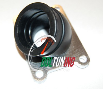 SPRUITSTUK DRAAIBAAR + RUBBER DERBI SENDA 24-28MM ALU DMP