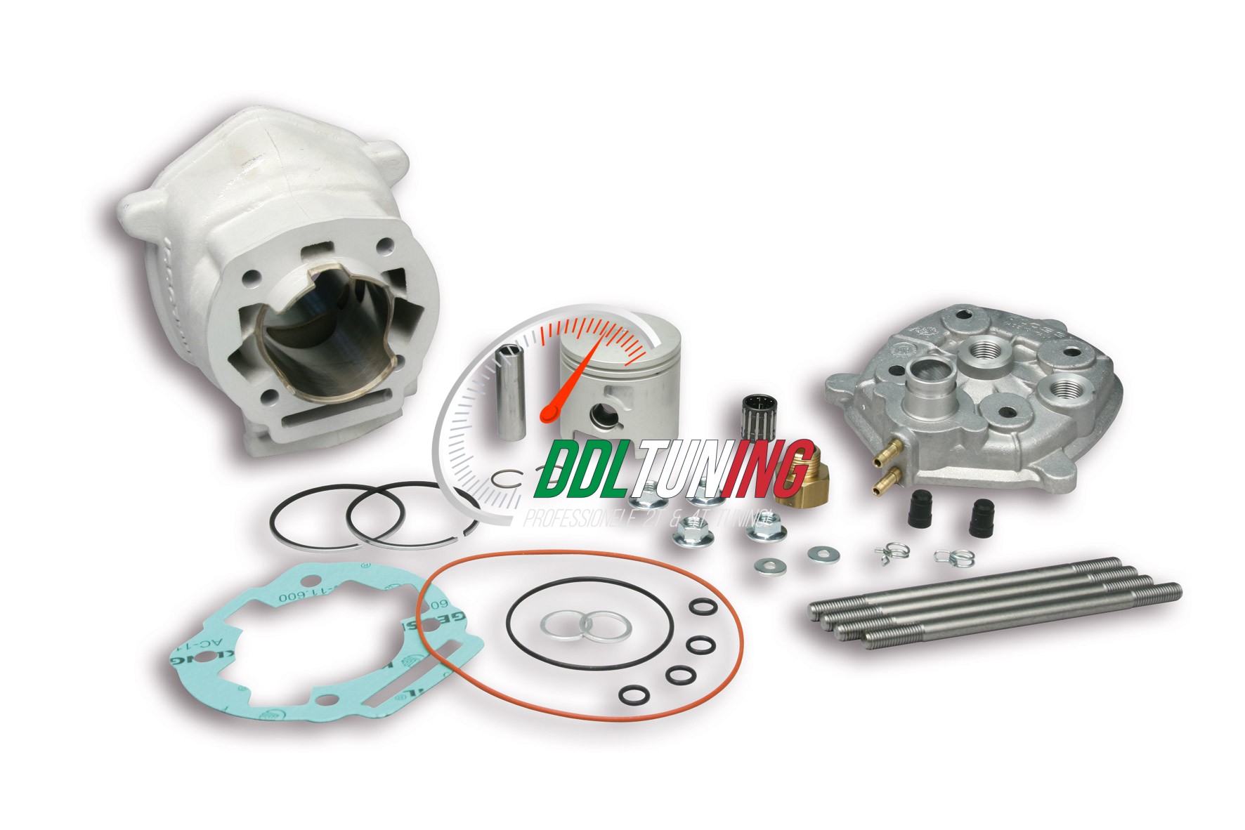 CILINDER + KOP BIG BORE 80CC DERBI SENDA2006 50MM MALOSSI MHR REPLICA 3112985