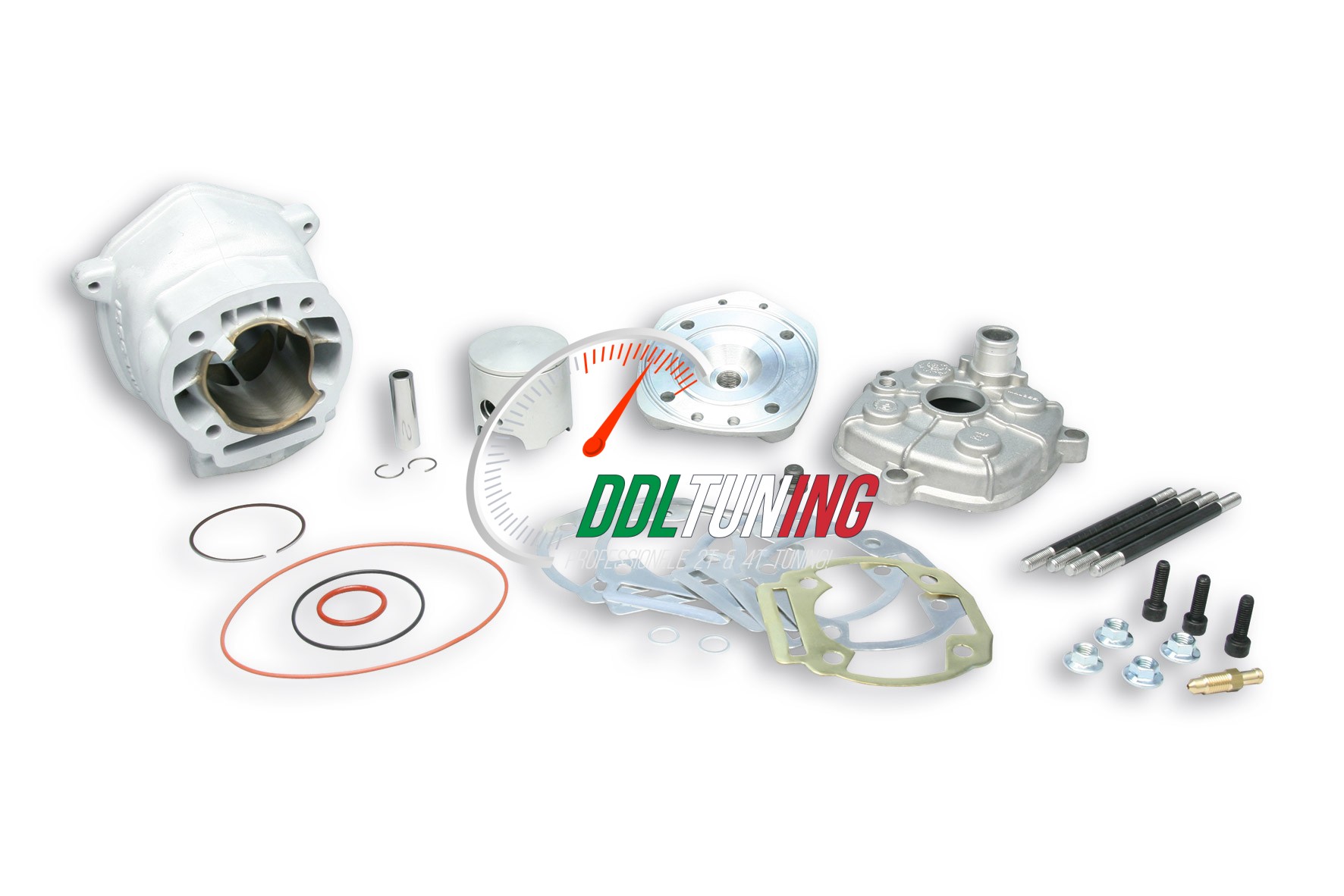 CILINDER + KOP BIG BORE 80CC DERBI SENDA2006 50MM MALOSSI MHR TEAM 3112988