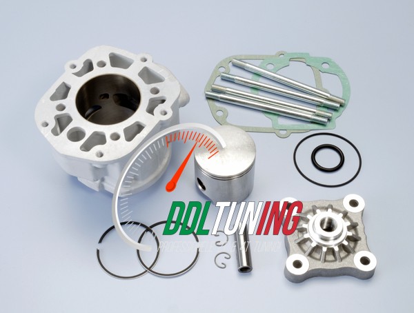 CILINDER + KOP BIG BORE 80CC ALUMINIUM DERBI SENDA2006 50MM POLINI 109.0016