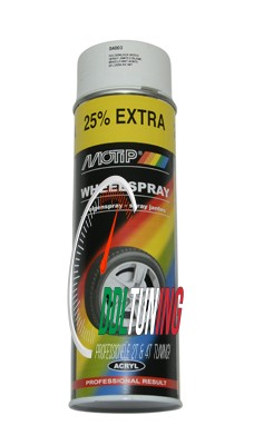 SPUITLAK VELGENSPRAY 500ML SPUITBUS WIT MOTIP 04003