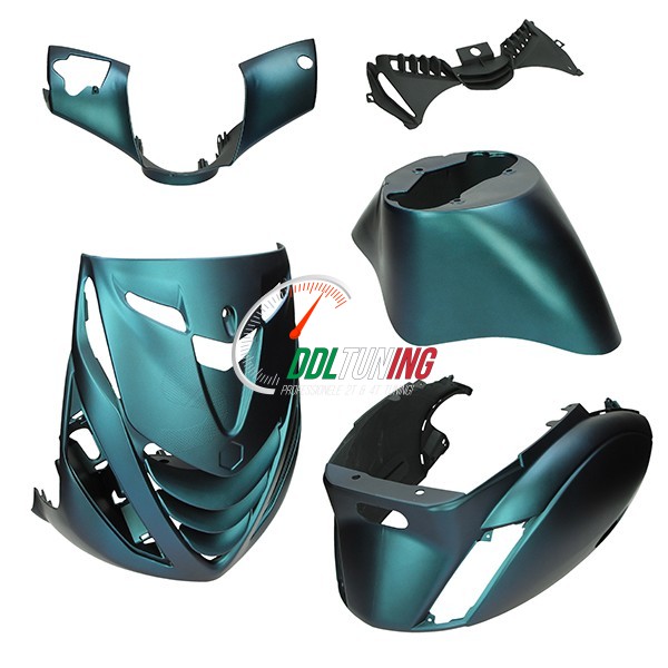 PLAATWERKSET MODEL SP CAMELEON BLAUW/ GROEN MAT ZIP2000 DMP 5-DELIG