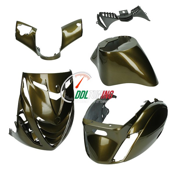 PLAATWERKSET MODEL SP (MARONNE BRONS) ZIP2000 DMP 5-DELIG