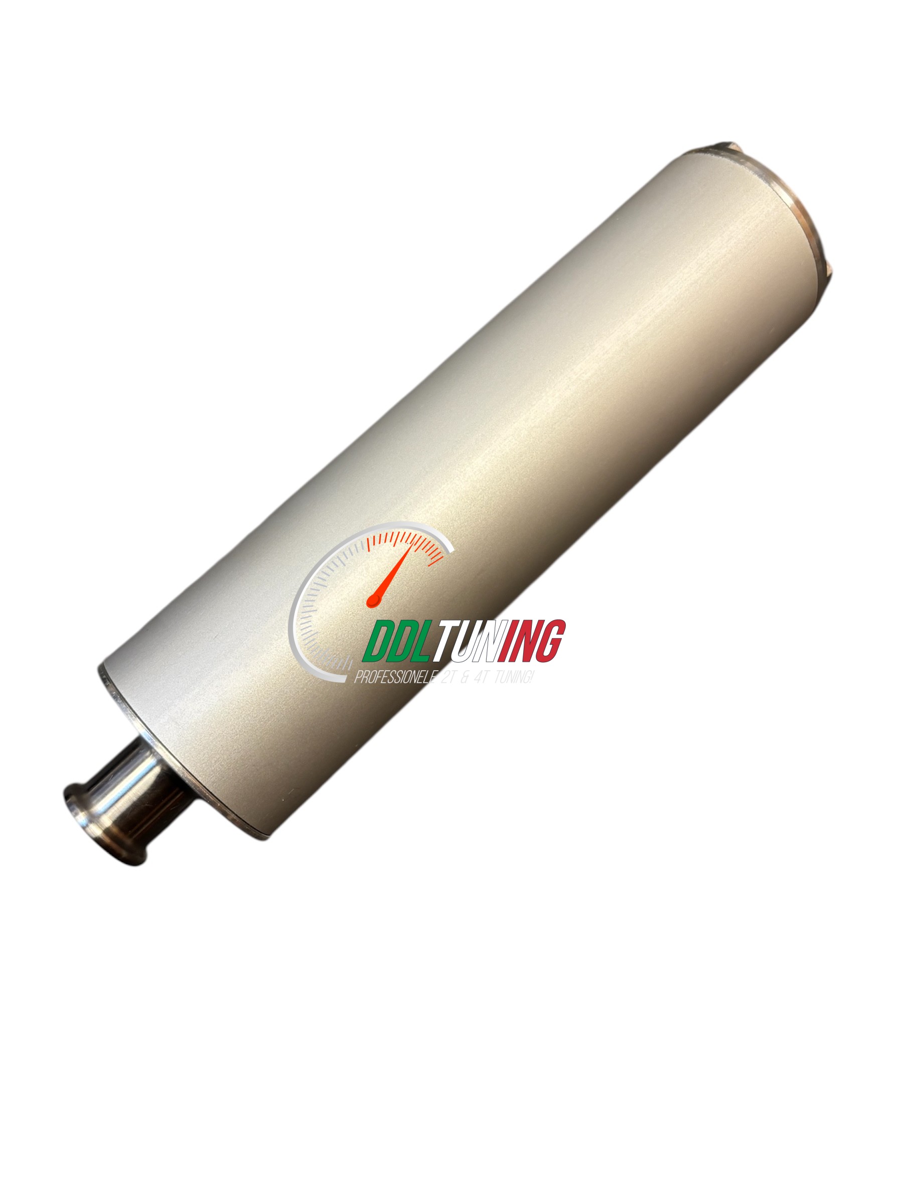 DDL TUNING UITLAAT DEMPER DRAGRACE 70-100CC ZILVER