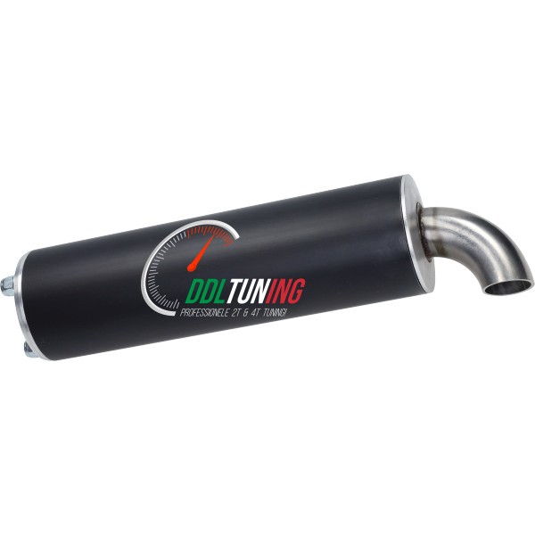DDL TUNING UITLAAT DEMPER  RACE 70-100CC ZWART