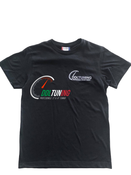 DDL TUNING T-SHIRT ZWART MAAT M