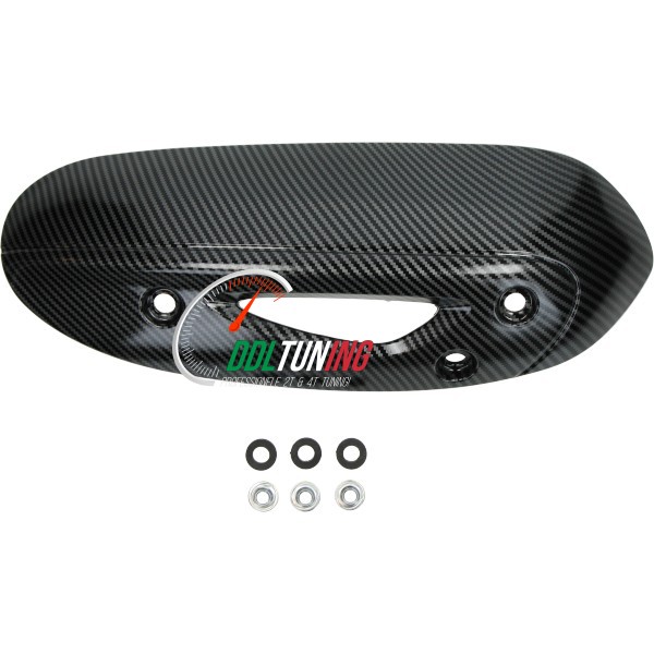 HITTESCHILD UITLAAT CARBON PIAGGIO ZIP 4T-3V IGET EURO-5