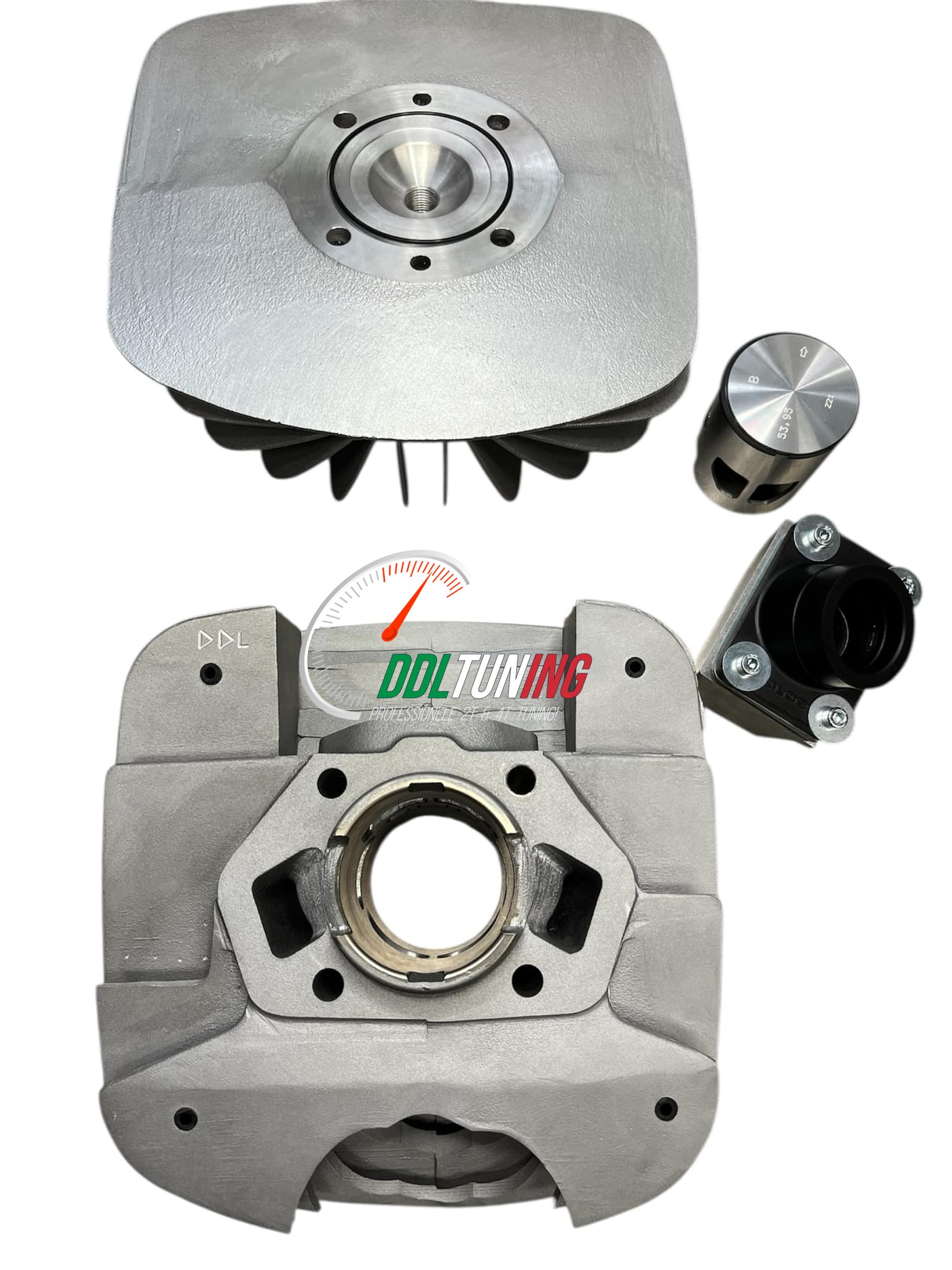 CILINDER SET TUNED + MEMBRAAN ZUNDAPP 150CC LUCHTKOELING DDL TUNING