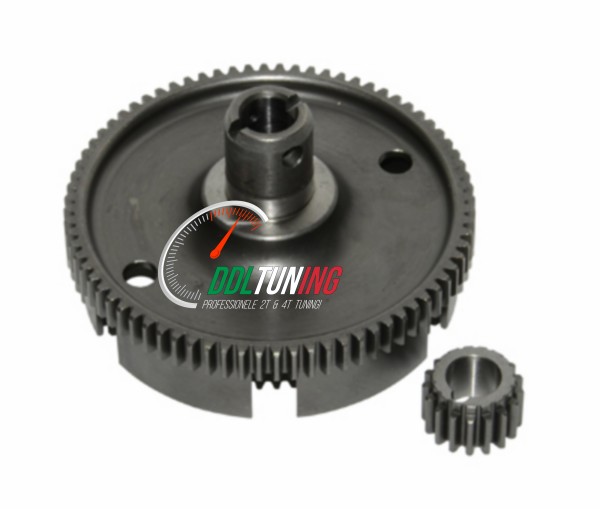 KOPPELINGSHUIS SET SNEL (MADE IN EU) RECHTE VERTANDING ZUNDAPP KS50