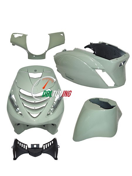 PLAATWERKSET MODEL SP ZIP2000 GLACIAL GROEN DMP 5-DELIG