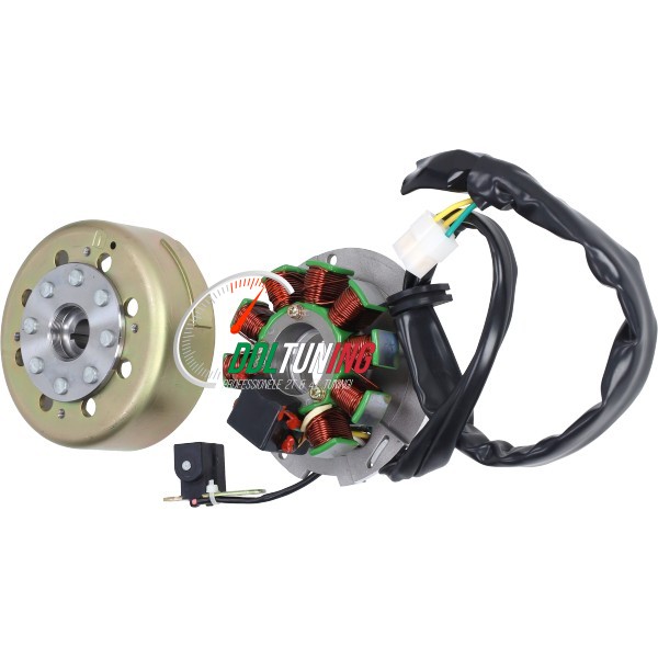 ONTSTEKING+VLIEGWIEL SKIPPER 125/ TYPHOON 125/ APRILIA SR 125-150CC 2T
